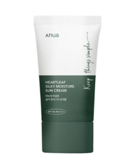 ANUA HEARTLEAF SILKY MOISTURE SUNSCREEN 50ML