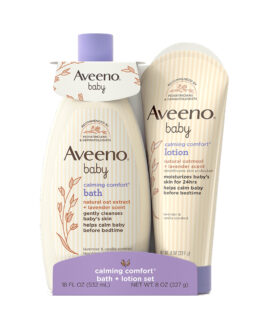 Aveeno Baby Calming Comfort Bath + Lotion Set